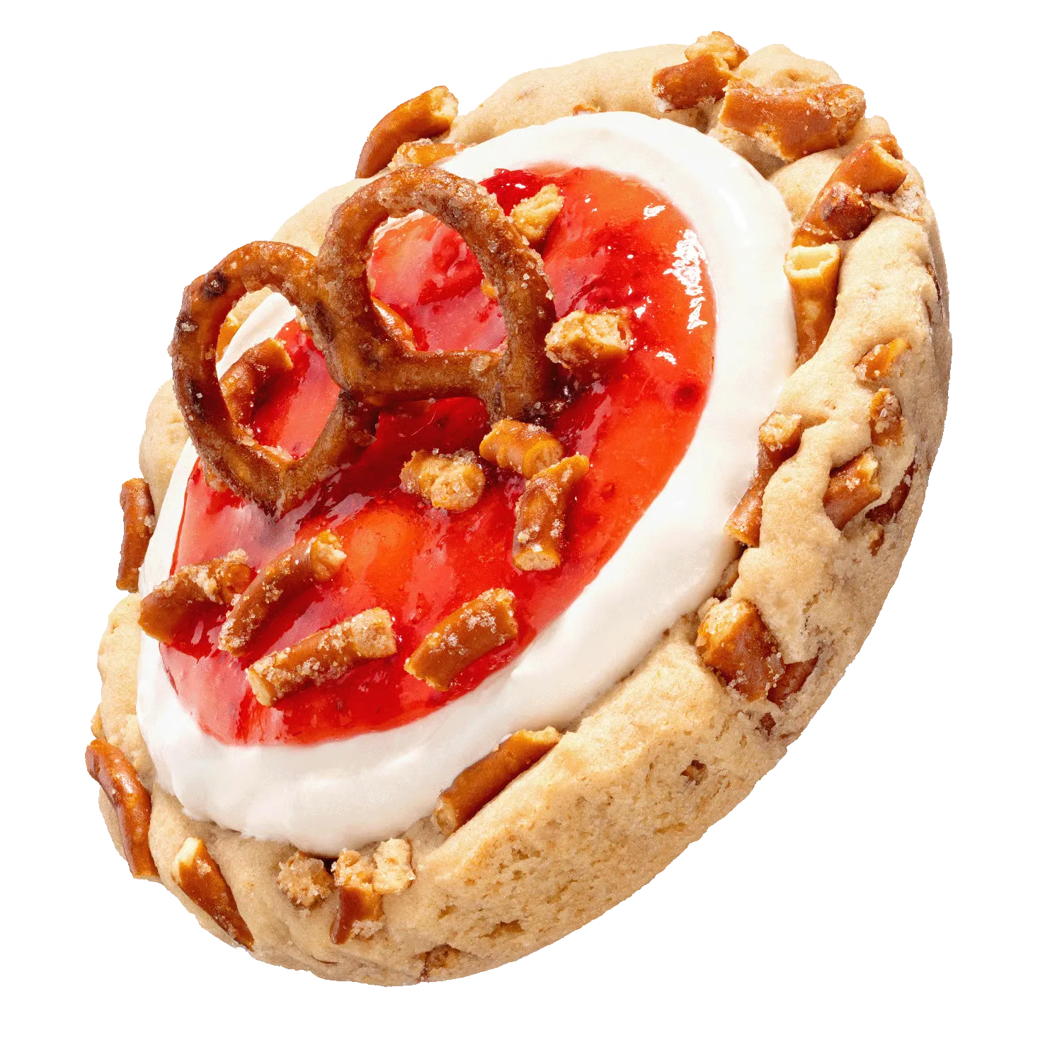 Strawberry Pretzel Pie Cookie