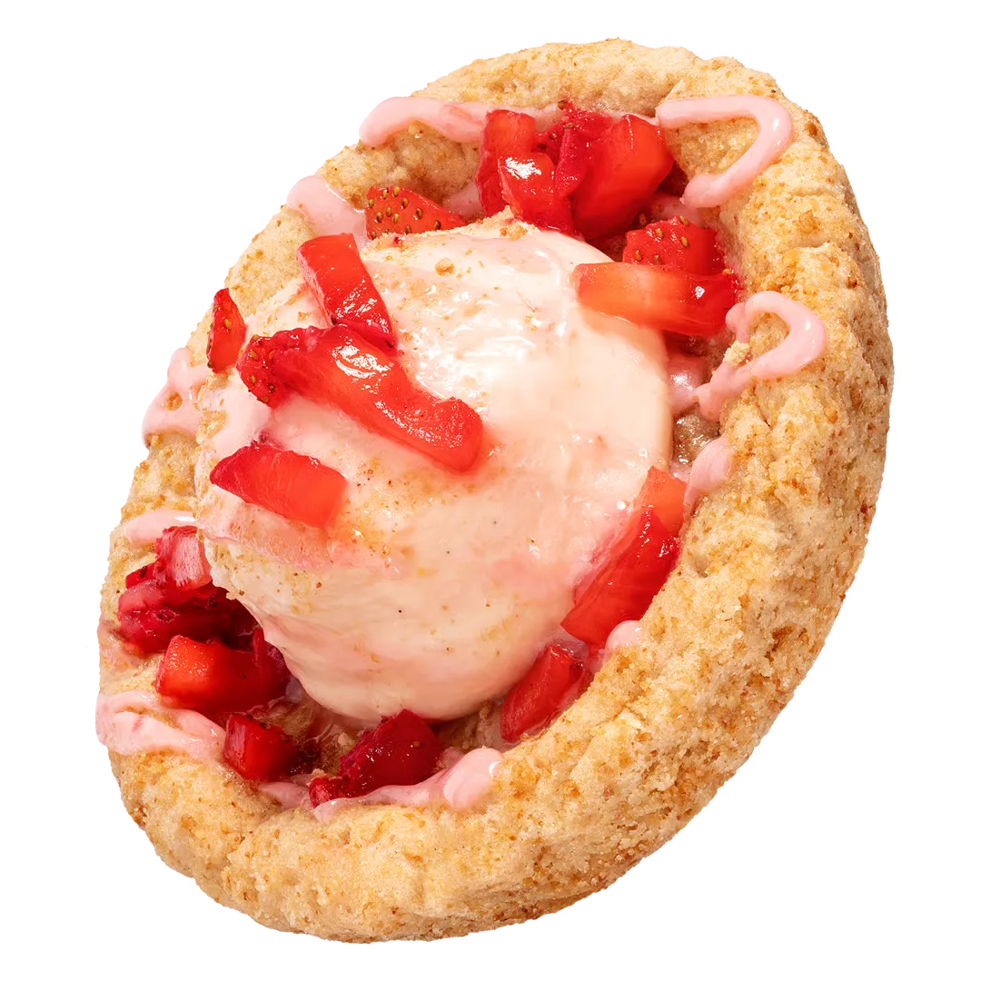 Strawberry Skillet Cookie